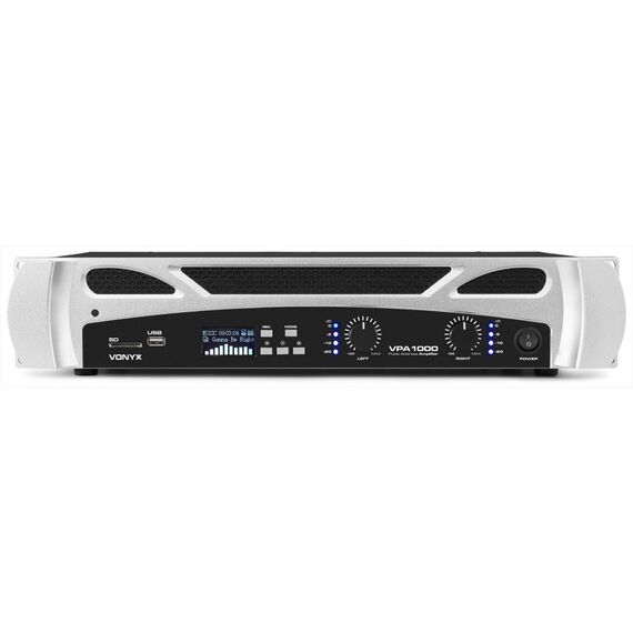 Vonyx VPA1000 2.0 Kanäle Leistung/Phase Aluminium, Schwarz, 6 image