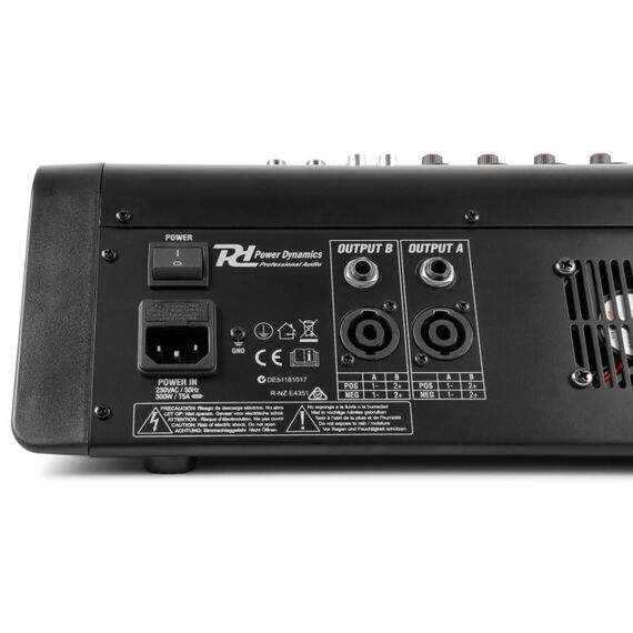 Power Dynamics PDM-M604A 6 Kanäle 10 - 45000 Hz Schwarz, Rot, 5 image