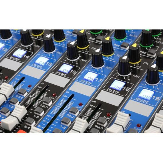 Power Dynamics PDM-S2004 20 Kanäle 10 - 45000 Hz Schwarz, Blau, 5 image