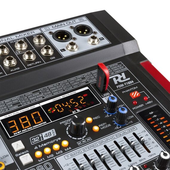 Power Dynamics PDM-T1604 16 Kanäle 20 - 20000 Hz Schwarz, 4 image