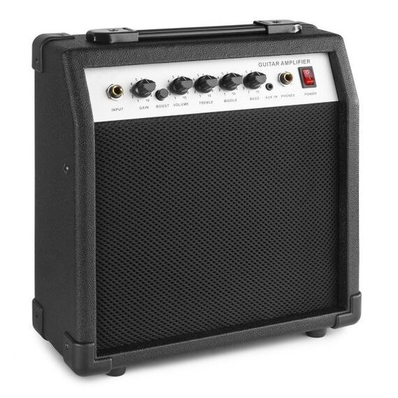 MAX Music GigKit E-Gitarre Stratocaster 6 Saiten Schwarz, Weiß, 3 image