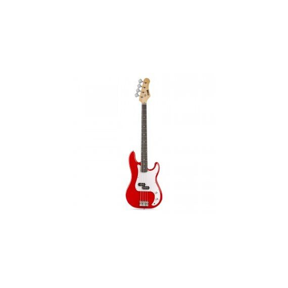 MAX Music GigKitRe E-Bassgitarre Rot 4 Saiten 6,75 kg, Farbe: Rot, 2 image