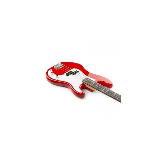 MAX Music GigKitRe E-Bassgitarre Rot 4 Saiten 6,75 kg, Farbe: Rot, 6 image