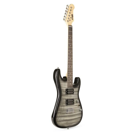 MAX Music GigKitQBL E-Gitarre Klassisch 6 Saiten Schwarz, Farbe: Schwarz, 5 image