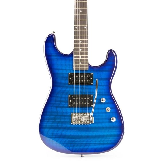MAX Music GigKitQDB E-Gitarre Klassisch 6 Saiten Blau, Farbe: Blau, 5 image