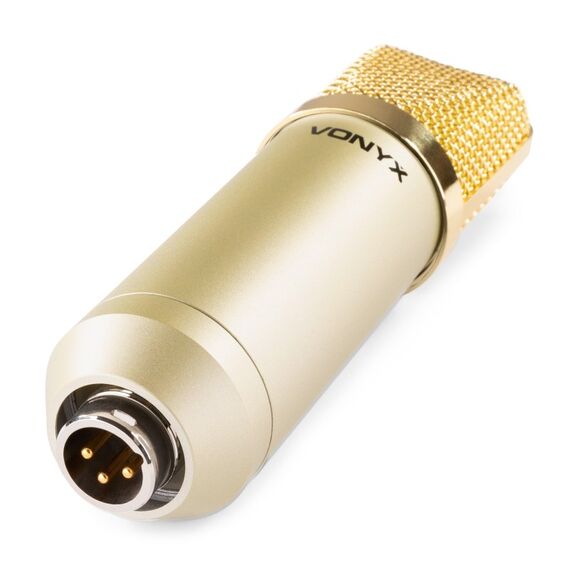 Vonyx CM400C Champagner, Gold Studio-Mikrofon, 5 image