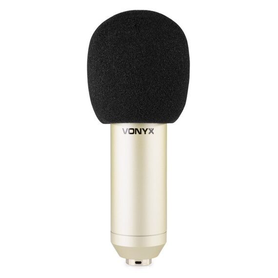 Vonyx CM400C Champagner, Gold Studio-Mikrofon, 7 image
