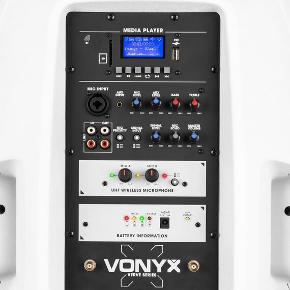 Vonyx Verve46W Trolley-Lautsprecheranlage (PA) 1000 W Weiß, 4 image
