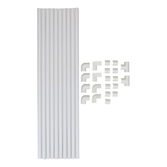 Max Hauri AG Cablefix Set 7mm 10x 40cm + 21 Zubehörteile weiss