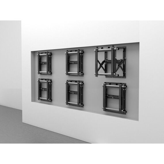 Multibrackets 1749 Halterung für Schilderdisplays 2,41 m (95") Schwarz, 6 image