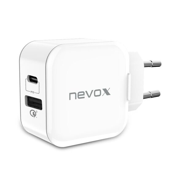 nevox 1760 Ladegerät für Mobilgeräte Universal Weiß AC Schnellladung Drinnen