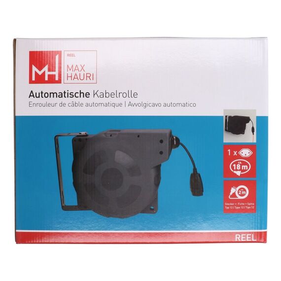 Max Hauri AG Automatische Kabelrolle 1x Typ 13 20m schwarz, 5 image