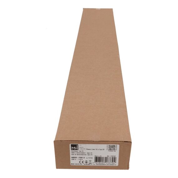 Max Hauri AG Steckdosenleiste Power Line 12x Typ 23 grau/schwarz 1.5m, 4 image