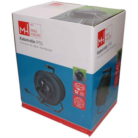 Max Hauri AG Max Hauri Kabelrolle IP55 3xTyp13 3 AC-Ausgänge 50 m, 6 image
