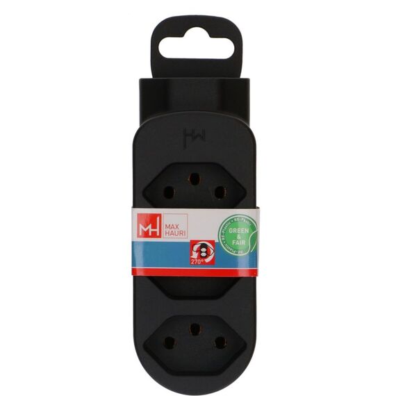 Max Hauri AG Basic Line Steckdosenleiste 4x Typ 13 sw Schalter 1.5m Green+Fair, Farbe: Schwarz, 2 image