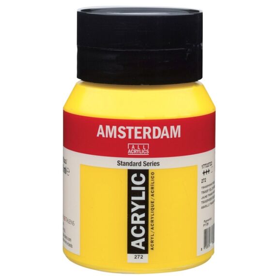 Amsterdam Standard Acrylfarbe 500 ml Gelb Flasche
