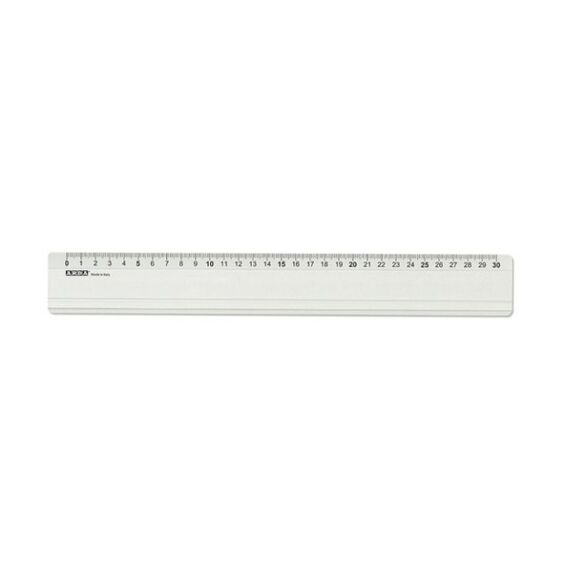 ARDA 18230 Lineal Schreibtisch-Lineal 300 mm Aluminium