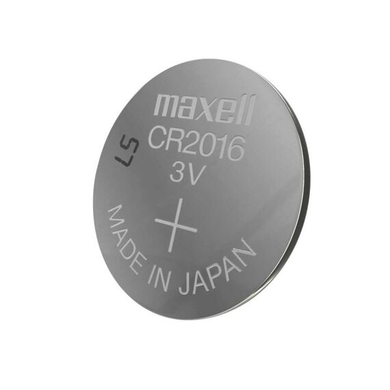 Maxell 18586100 Haushaltsbatterie Einwegbatterie CR2016 Zink-Mangan-Dioxid (Zn/MnO2)