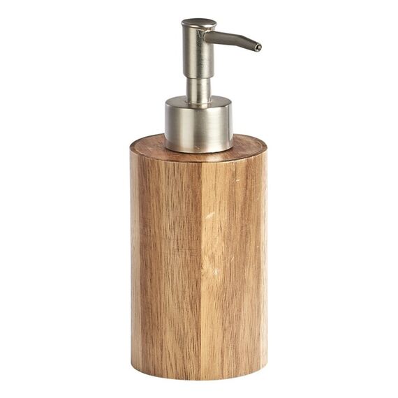 Zeller Present 18685 Seifenspender 0,15 l Holz, Edelstahl