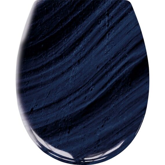 Kleine Wolke Mystic Harter Toilettensitz Duroplast Navy, Farbe: Navy