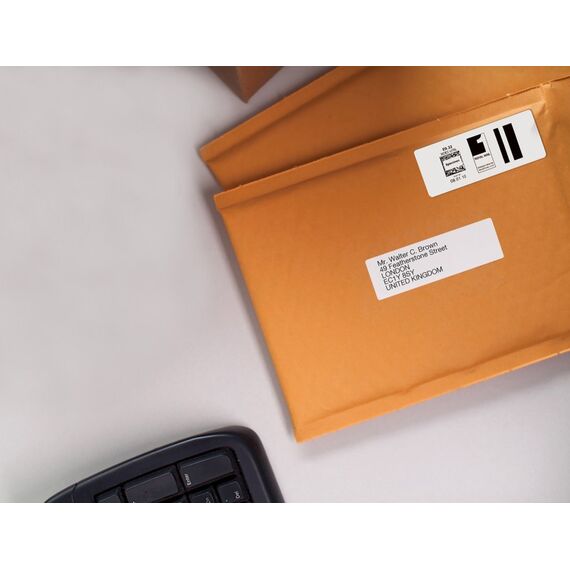 DYMO Original LabelWriter Adressetiketten (Groß) | 36 mm x 89 mm | schwarzer Druck auf weißem Untergrund | 2 Rollen mit je 260 Etiketten (520 Stück) | selbstklebend | für LabelWriter Etikettendrucke, 12 image