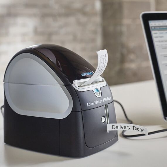 DYMO LabelWriter 450 Duo Etikettendrucker | Professioneller 300 dpi. Thermodirekt Etikettiergerät | Drucken Sie LW und D1 Etiketten, 5 image