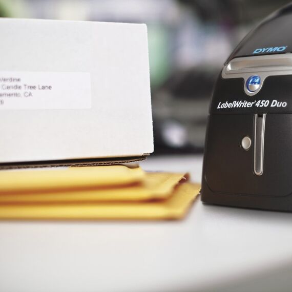 DYMO LabelWriter 450 Duo Etikettendrucker | Professioneller 300 dpi. Thermodirekt Etikettiergerät | Drucken Sie LW und D1 Etiketten, 6 image