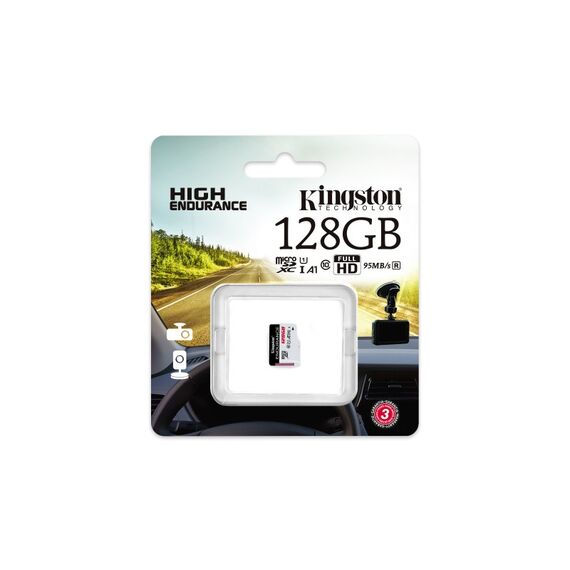 Kingston Technology High Endurance 128 GB MicroSD UHS-I Klasse 10, Kapazität: 128 GB