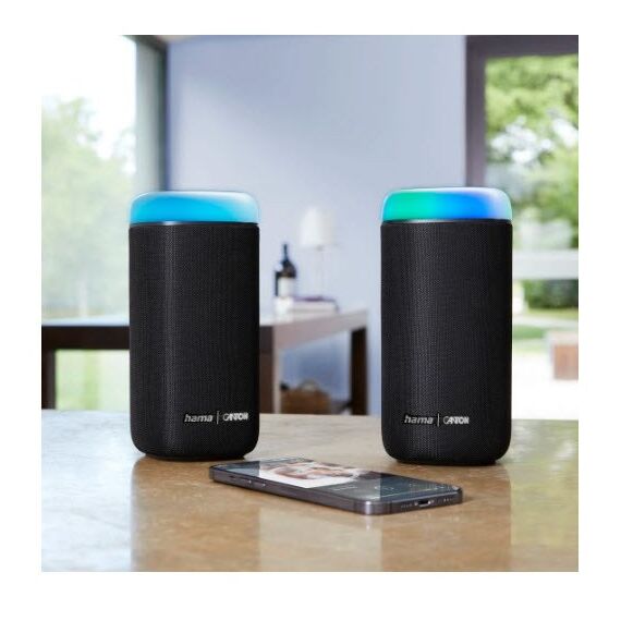 Hama Glow Pro Tragbarer Stereo-Lautsprecher Schwarz 30 W, 9 image
