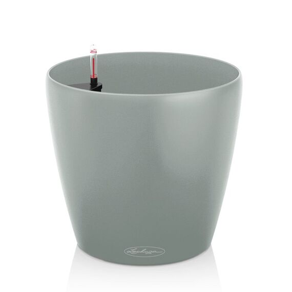 LECHUZA CLASSICO Color ECO 21 Drinnen/Draußen Dosen-Pflanzer Freistehend Kunststoff Hellgrau