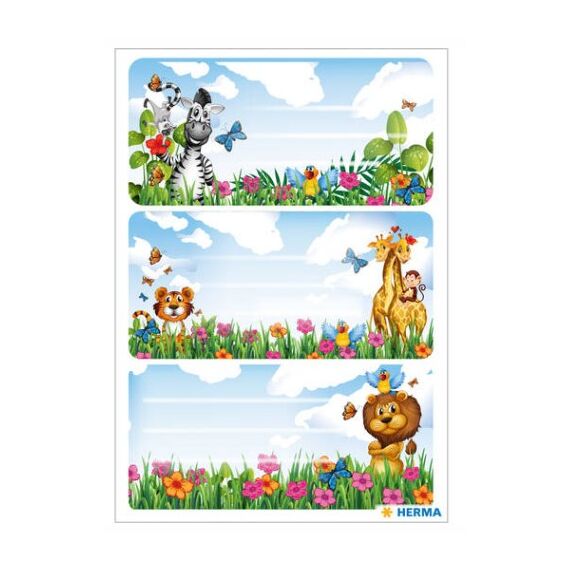 HERMA Jungle Aufkleber für Kinder