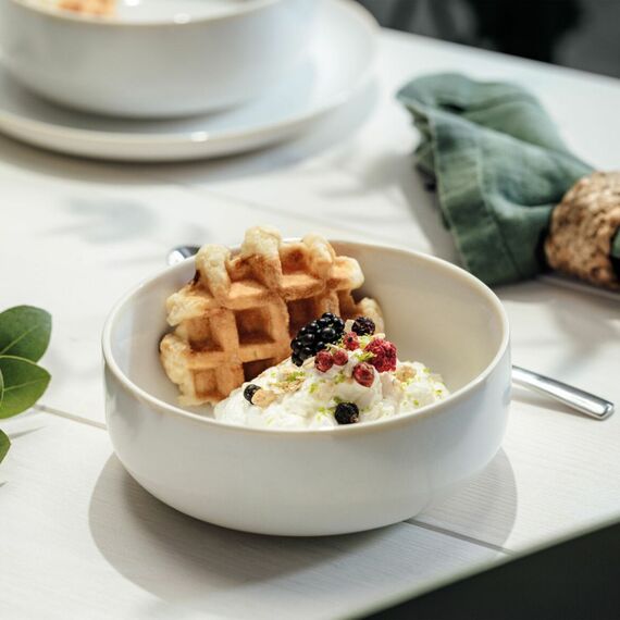 Villeroy & Boch Crafted Cotton Müslischüssel 0,78 l Rund Porzellan Weiß 1 Stück(e), 4 image