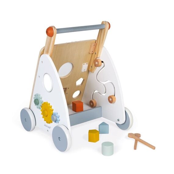 JANOD Sweet Cocoon Wooden Multi-Activity Trolley, 6 image