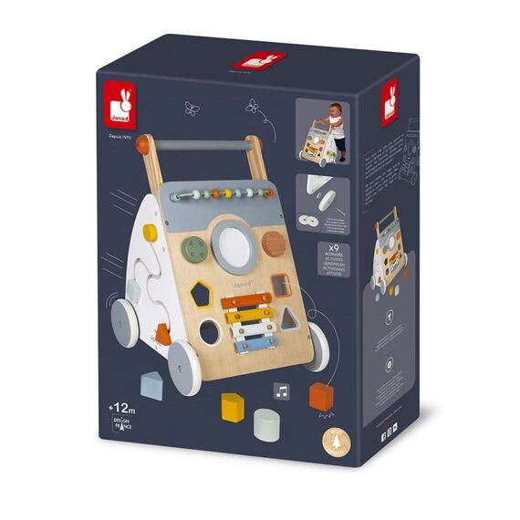 JANOD Sweet Cocoon Wooden Multi-Activity Trolley, 9 image