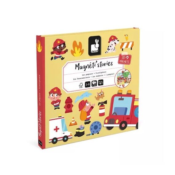 JANOD J05452 Buch Für Kinder Hardcover, Farbe: Rot, Gelb