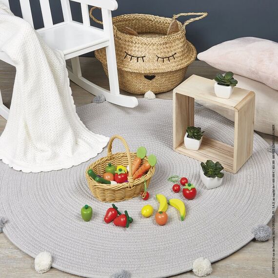 JANOD 24 Pcs Fruits and Vegetables Basket