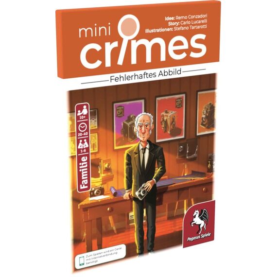 Pegasus MiniCrimes 40 min Kartenspiel Familie