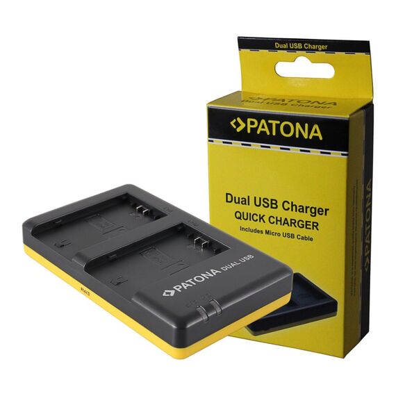 PATONA 1927 Akkuladegerät Batterie für Digitalkamera USB, 2 image