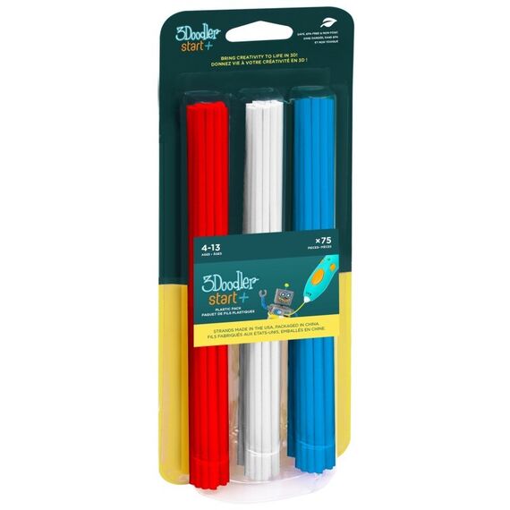 3Doodler Start 193671 3D-Druckmaterial Weiß, Rot, Blau