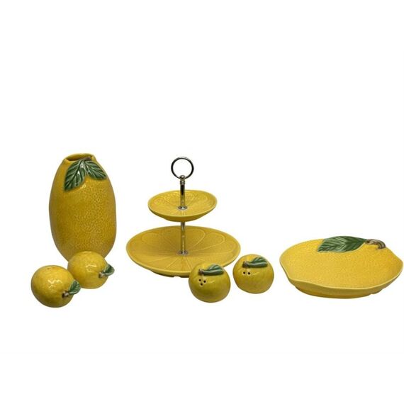 dameco Lemon Vase andere Keramik Gelb