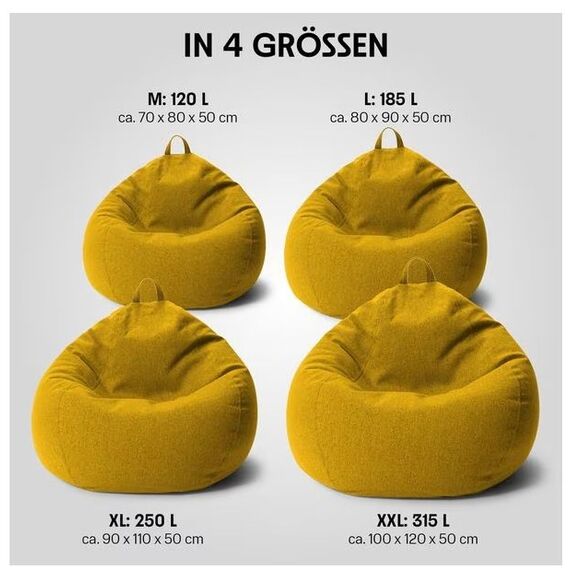 URBANARA Basic-Comfort Gelb Drinnen Kegelförmig, 3 image