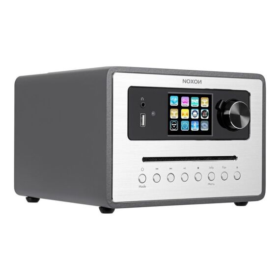 NOXON iRadio 500 CD Internet Analog & Digital Anthrazit, Grau, Farbe: Anthrazit, Grau, 4 image