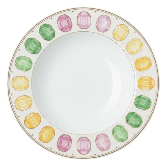 Rosenthal Swarovski IDYLLIA Suppenteller Rund Porzellan Weiß, Mehrfarbig 1 Stück(e)