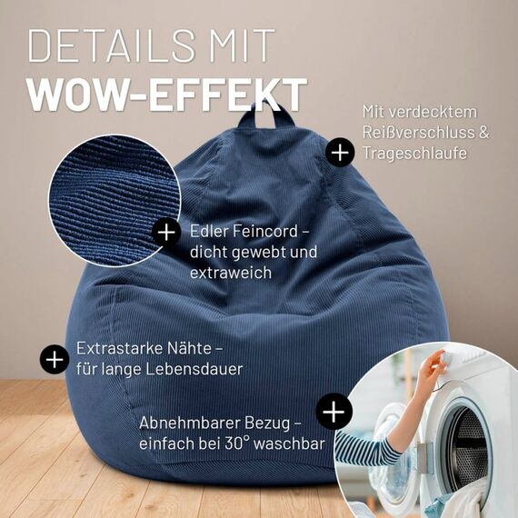 Lumaland Comfort Line Dunkelblau Drinnen V-förmig, 6 image