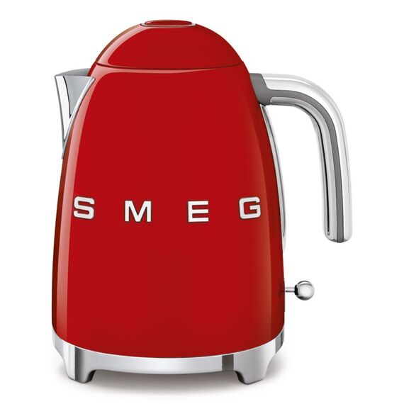 SMEG Wasserkocher 50's rot 1.7 l, 2400 Watt, Kalkfilter