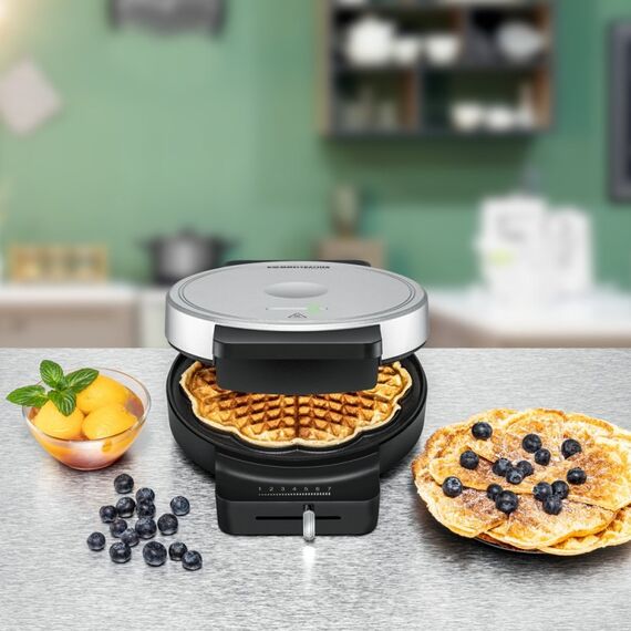 Rommelsbacher WA 850 Waffeleisen 1 Waffel(n) 850 W Schwarz, Silber