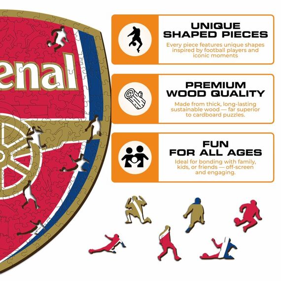 Iconic Puzzles Arsenal FC - Logo Puzzlespiel 150 Stück(e) Sport, 4 image