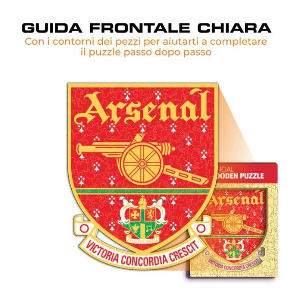 Iconic Puzzles Arsenal FC Retro Logo Formpuzzle 270 Stück(e) Sport, 6 image