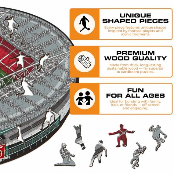 Iconic Puzzles Arsenal FC - Emirates Stadium Formpuzzle 270 Stück(e) Sport, 4 image