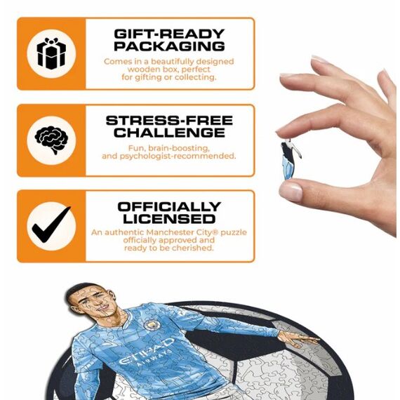 Iconic Puzzles Man City FC Phil Foden Formpuzzle 150 Stück(e) Sport, 3 image